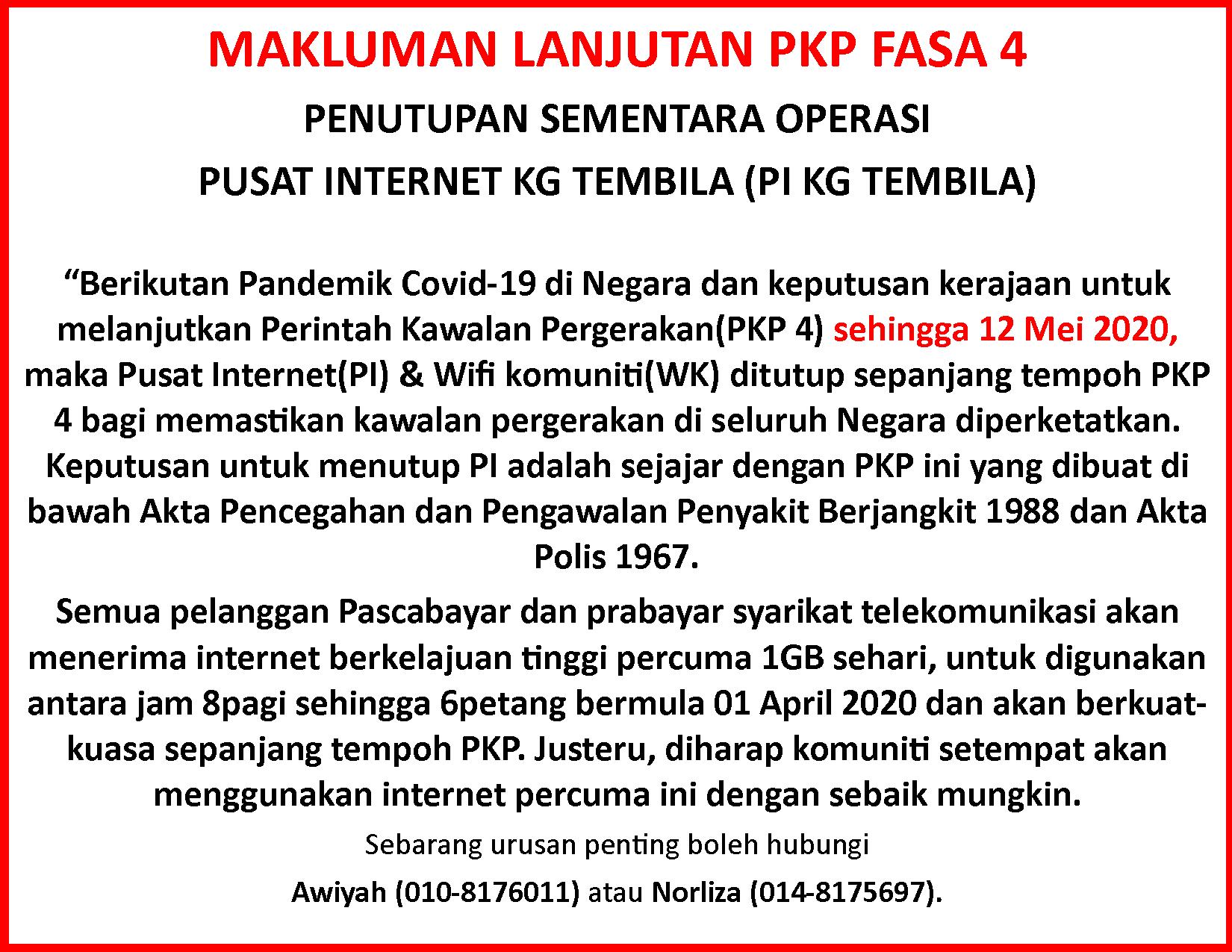 Notis Penutupan PI 12 Mei hb